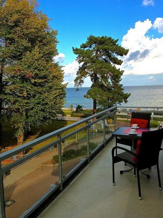 Feriendomizil Strandblick Feriendomizil Strandblick Appartement 2 Meersonne Haffkrug Extérieur photo